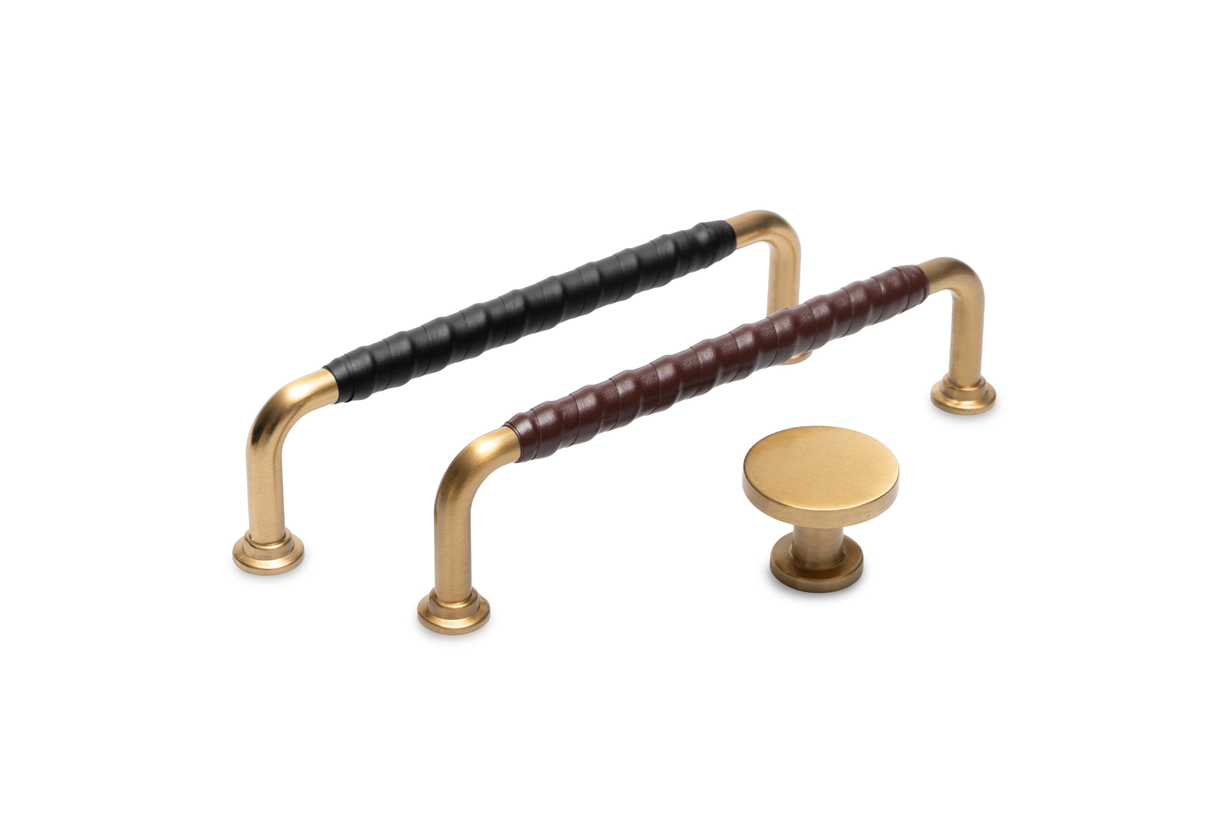 Handtag Falsterbo Mässing - Svart