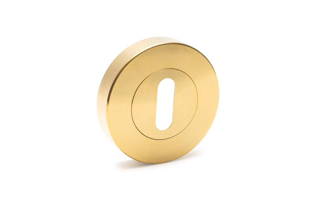 Rak nyckelskylt Guld